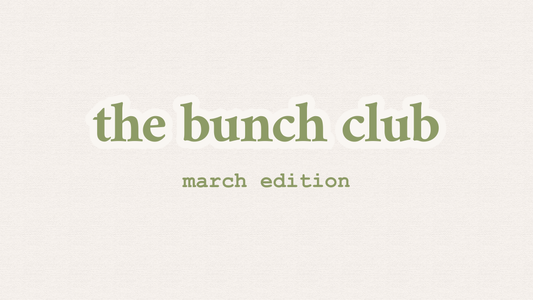 March's Bunch Club Bouquet | Flowers & Notes 🌸