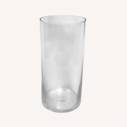 25cm Cylinder Glass Vase