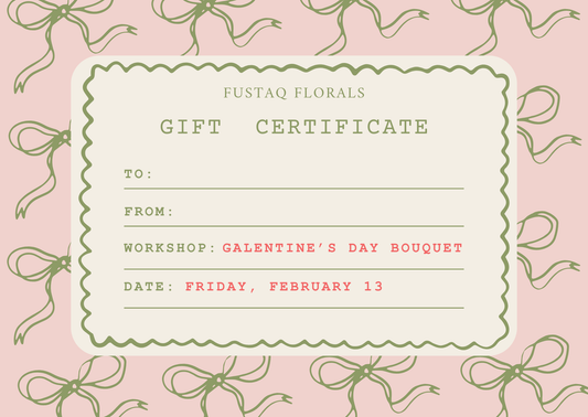 Galentine's Day Workshop Gift Voucher